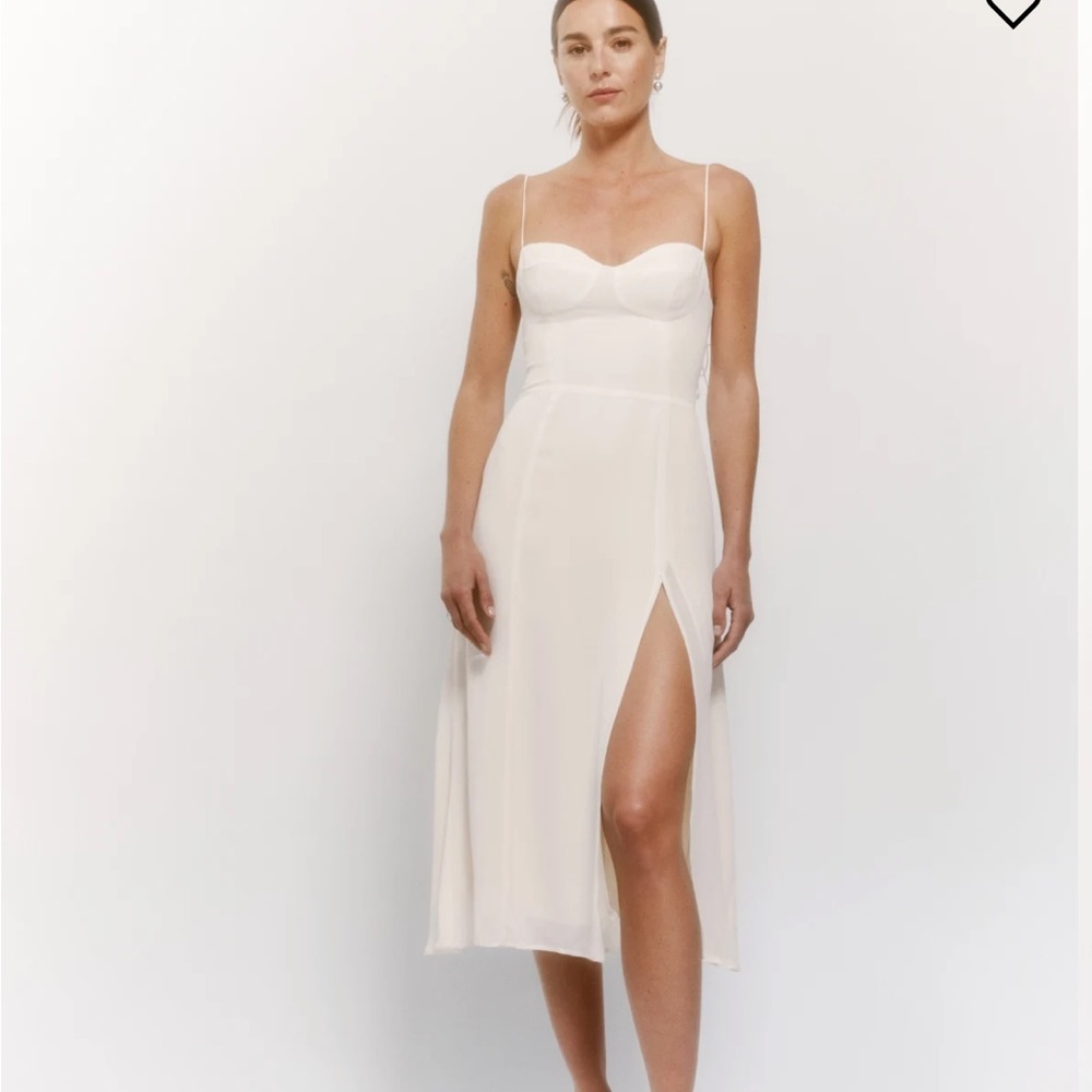 Reformation Juliette Dress Ivory